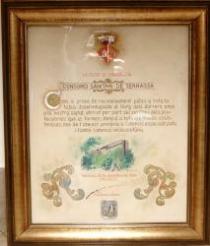 Diploma entregat al Consorci Sanitari de Terrassa. Autor: Rafel Casanova i Maresma